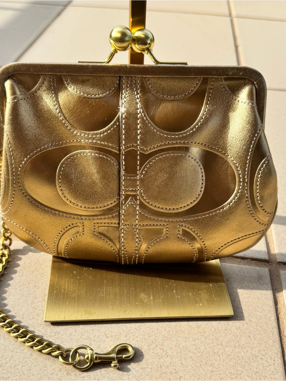 Coach Ergo XL Signature Clear Tote — Style 12239 - Picture 8 of 13